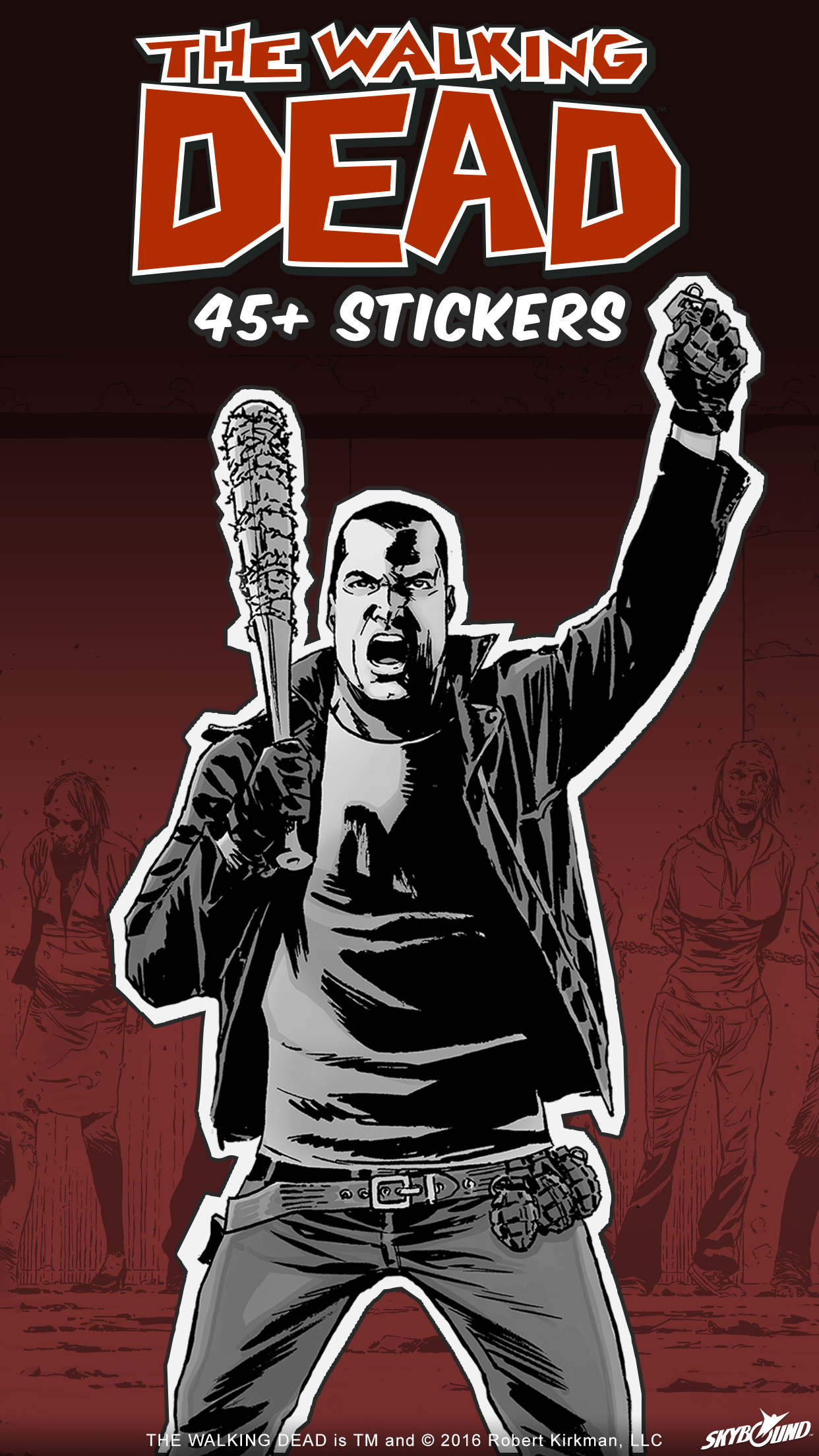 Little Labs — The Walking Dead stickers — promo art